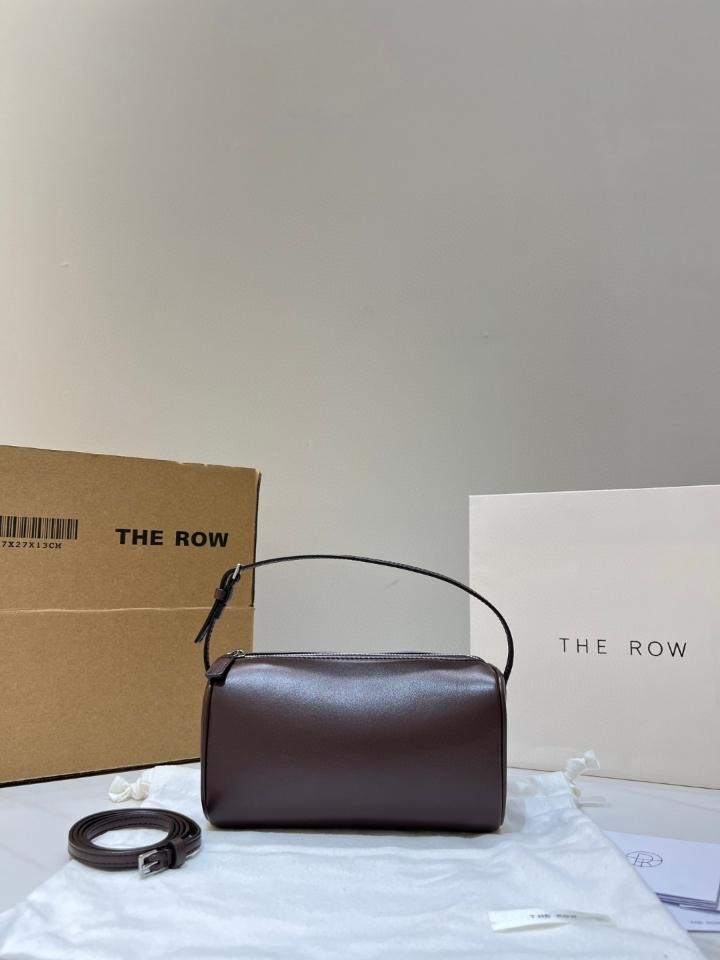 The Row 90's Bag in smooth calfskin Leather brown Melange 19.5x10x 8cm -duoc-ban-tai-Hvip Bags and Accessories
