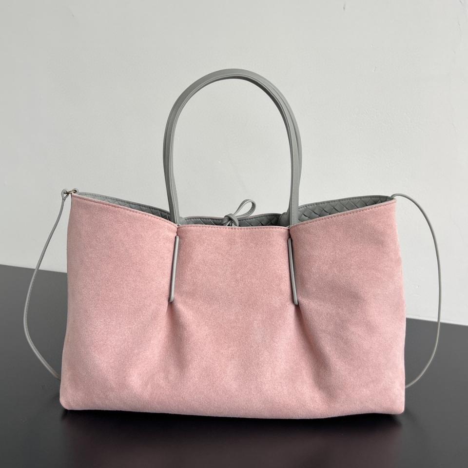 Bottega Veneta Large Pinacoteca grey/pink 817166 23*43*14.5cm-duoc-ban-tai-Hvip Bags and Accessories