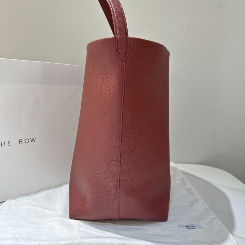 The Row Large N/S Park Tote in Leather Burnt Wood  44X38X21cm -25cm -duoc-ban-tai-Hvip Bags and Accessories