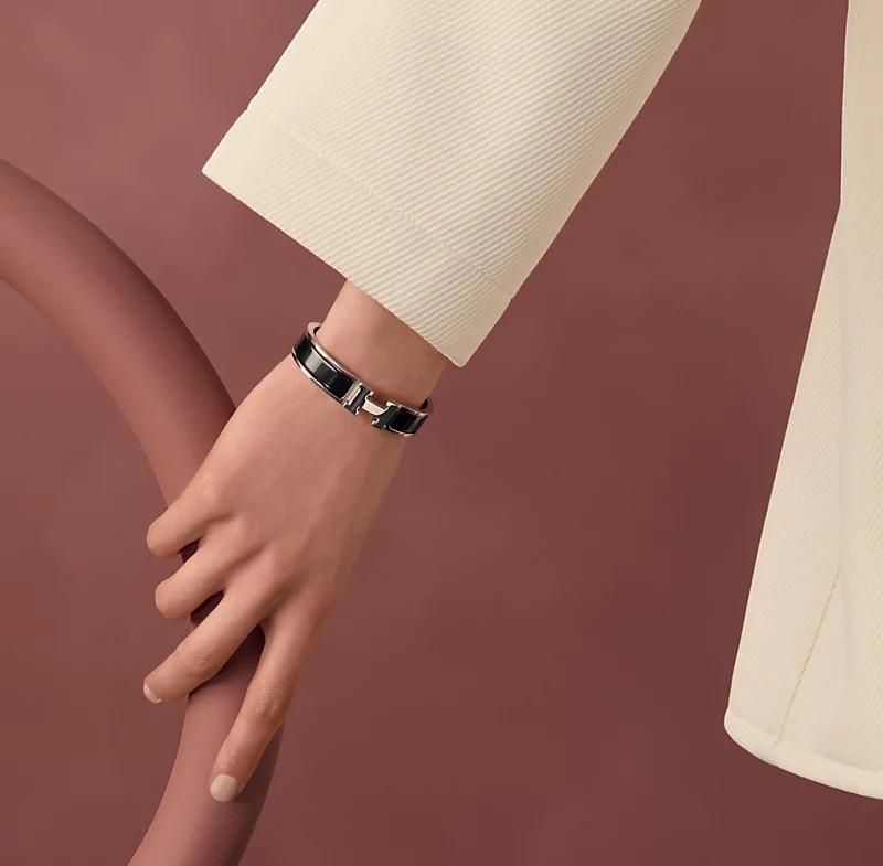 HERMÈS Clic H bracelet H700001F Noir PHW -duoc-ban-tai-Hvip Bags and Accessories