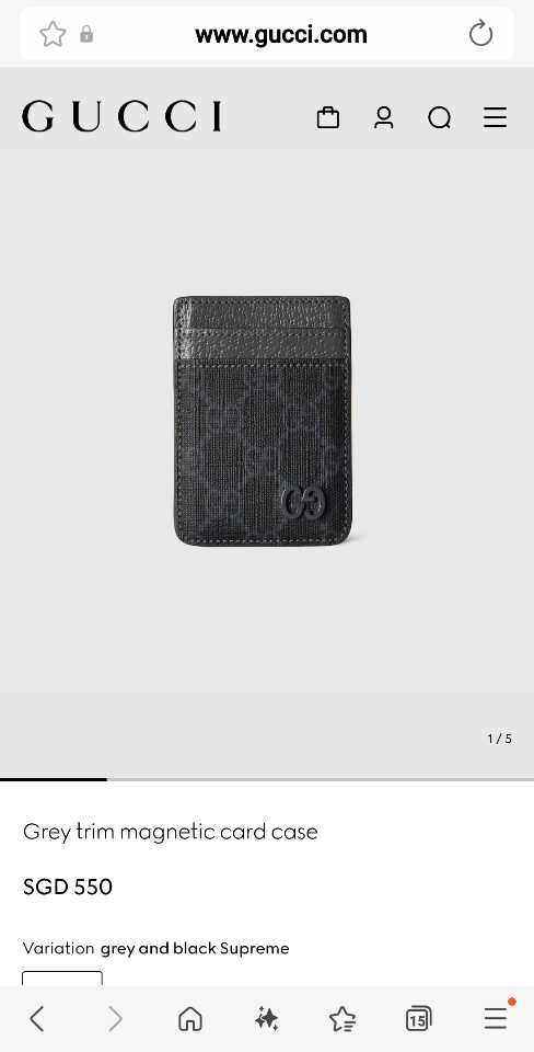 Gucci  trim magnetic card case 817197-duoc-ban-tai-Hvip Bags and Accessories