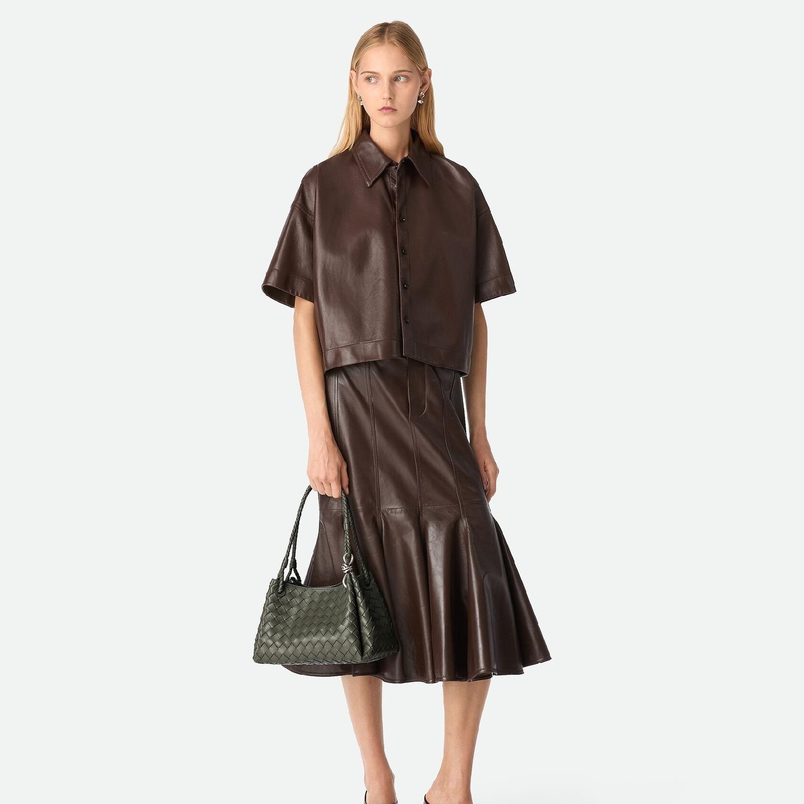 Bottega Veneta medium Parachute Pickle 835921 29.5X18.5X17.5cm-duoc-ban-tai-Hvip Bags and Accessories