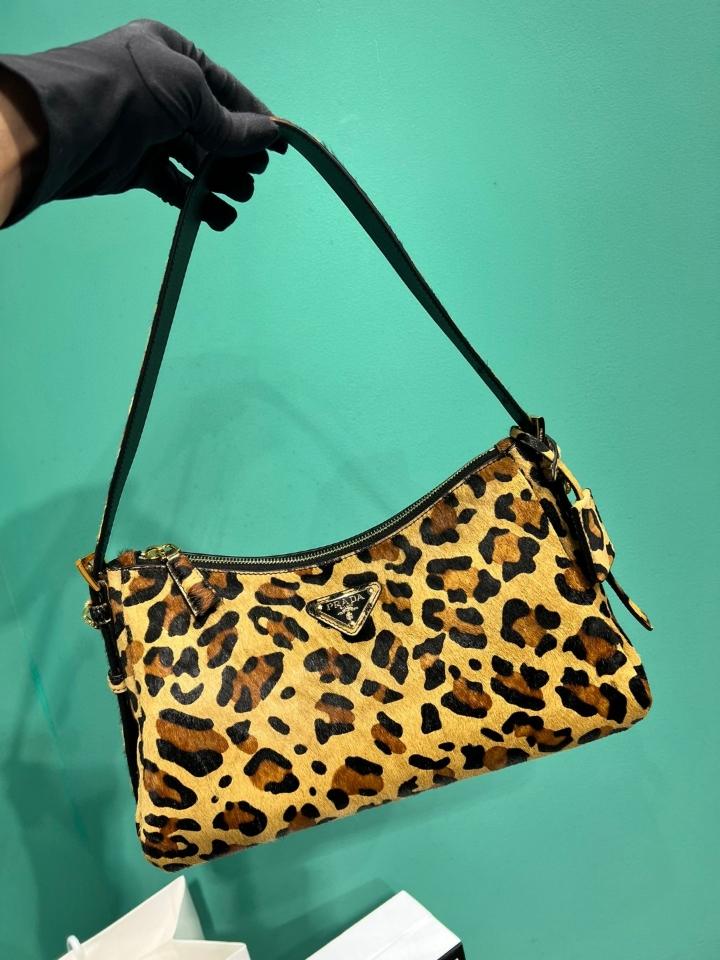 
Prada Aimèe medium printed leather shoulder bag 1BC229 31x18x10cm-duoc-ban-tai-Hvip Bags and Accessories