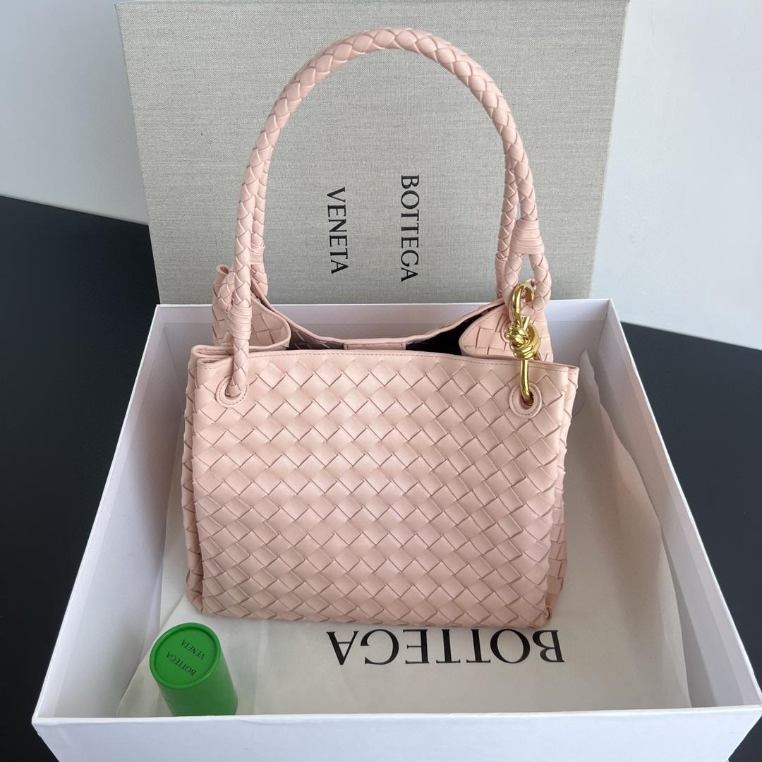 Bottega Veneta Large Parachute light pink 796571 30X26X20cm-duoc-ban-tai-Hvip Bags and Accessories