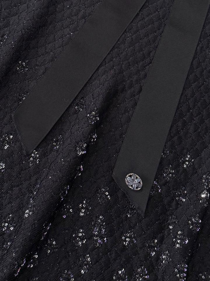 Chanel Dress
 
Glittered Mixed Fibers 
Black P79124-duoc-ban-tai-Hvip Shoes and Clothes