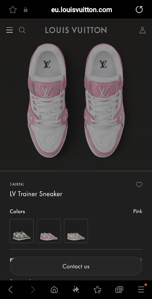 Louis Vuitton 1AIKNL
LV Trainer Sneaker
Pink (N1)-duoc-ban-tai-Hvip Shoes and Clothes