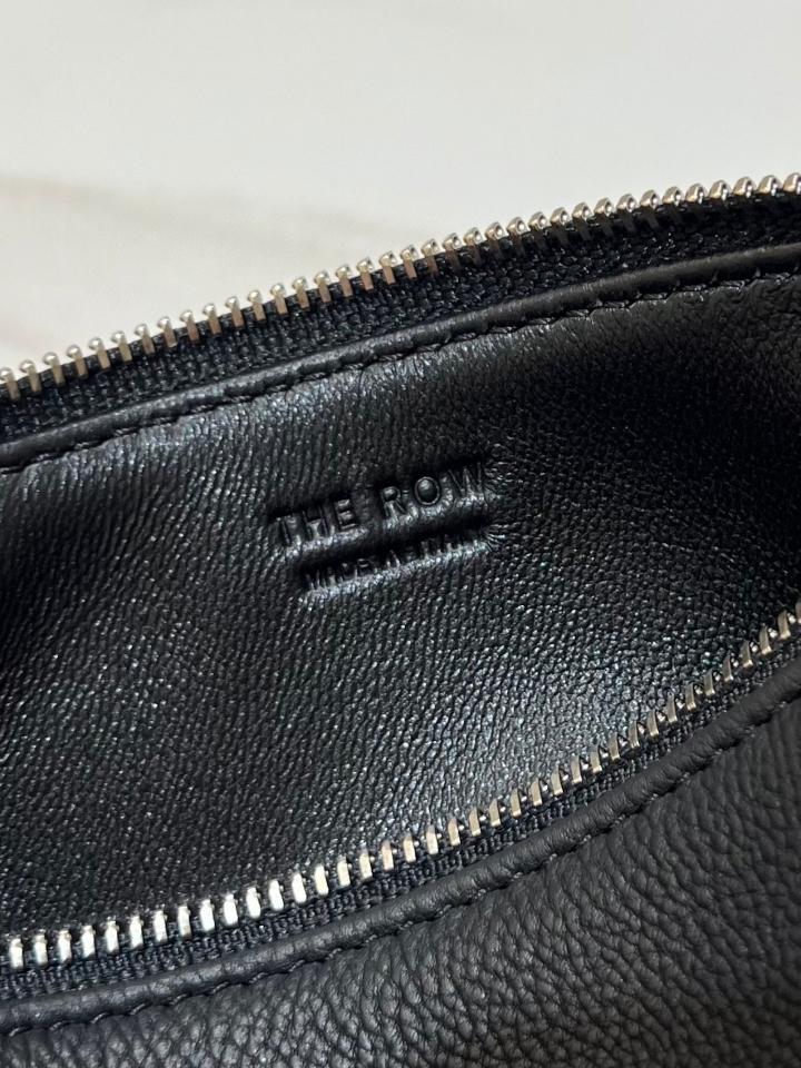 The Row 90's Bag in grained calfskin Leatherblack 19.5x10x 8cm  -duoc-ban-tai-Hvip Bags and Accessories