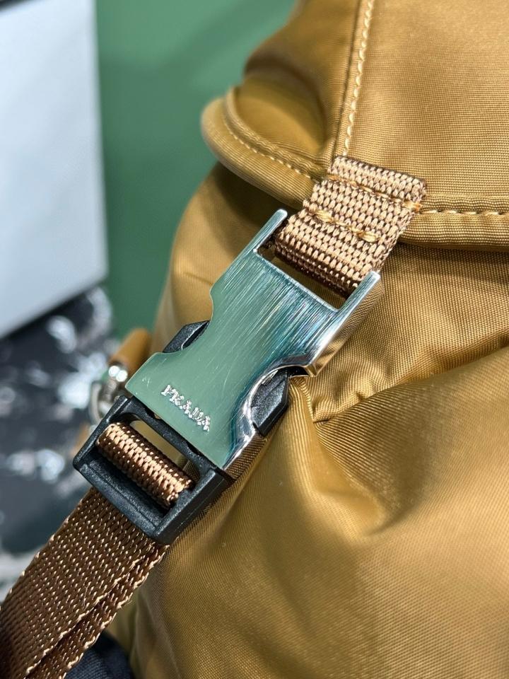 Prada Re-Nylon backpack caramel 1BZ039 25x36x16cm-duoc-ban-tai-Hvip Bags and Accessories