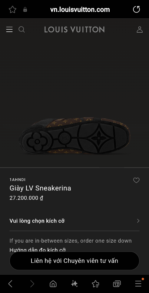 Louis Vuitton 1AHNDI
Giày LV Sneakerina (n1) -duoc-ban-tai-Hvip Shoes and Clothes