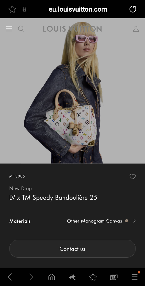 Louis Vuitton M13085
New Drop
LV x TM Speedy Bandoulière 25 25 x 19 x15 cm (1-1)-duoc-ban-tai-Hvip Bags and Accessories