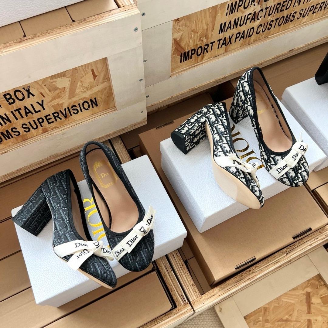Dior J'Adior Pump cotton Embroidered 90mm-duoc-ban-tai-Hvip Shoes and Clothes