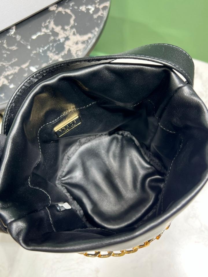 Prada Petit Sac Noir mini nappa leather bucket bag black 1BE088 14x20x15 cm -duoc-ban-tai-Hvip Bags and Accessories