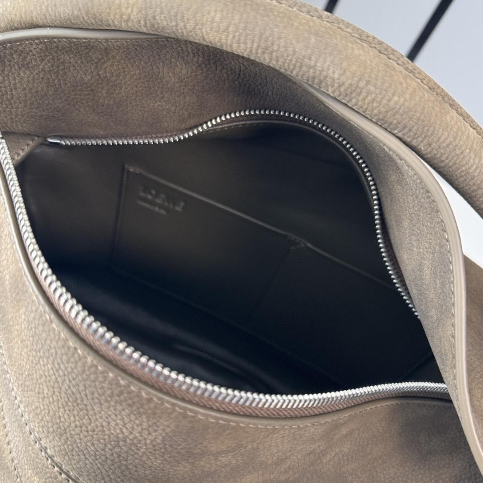 LOEWE Medium Featherlight Puzzle bag in grained nubuck Tundra 33*14..7*21.5cm-duoc-ban-tai-Hvip Bags and Accessories