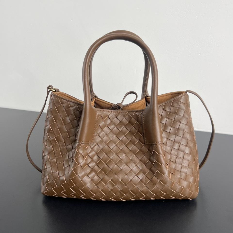 Bottega Veneta 
Small Pinacoteca Nocciola/amber 819004 15*24*12cm-duoc-ban-tai-Hvip Bags and Accessories