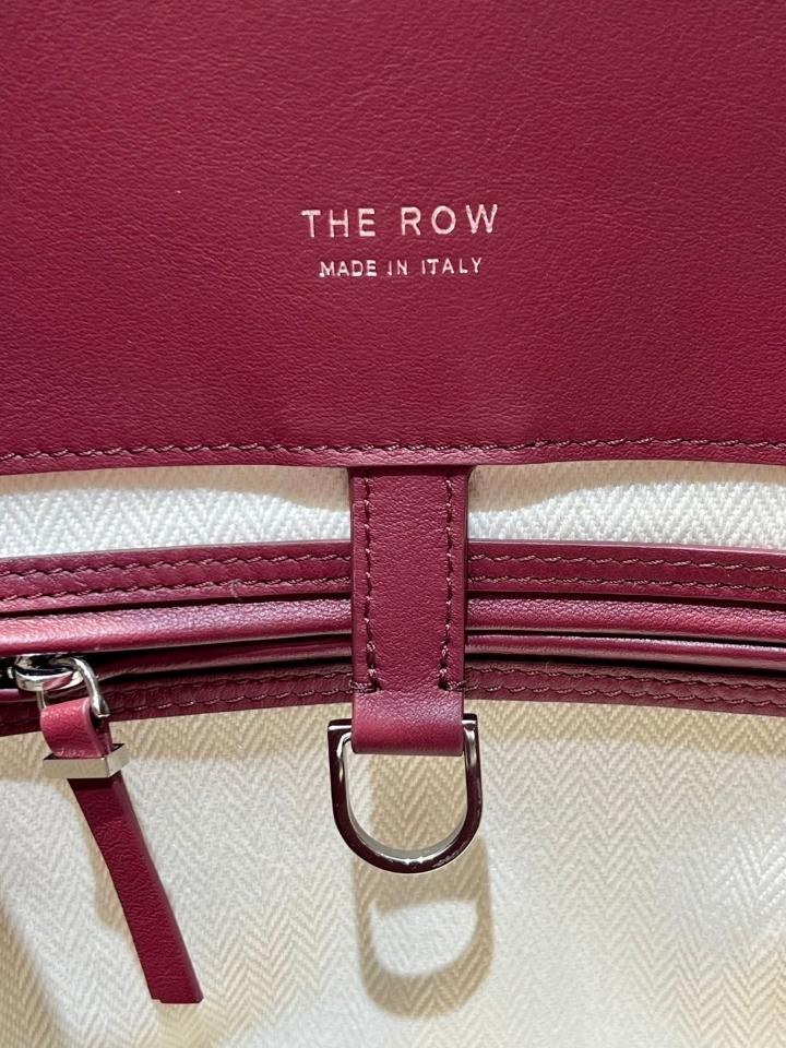 The Row Soft Margaux 12 Bag in Leather borgogna 32x15x25cm -duoc-ban-tai-Hvip Bags and Accessories