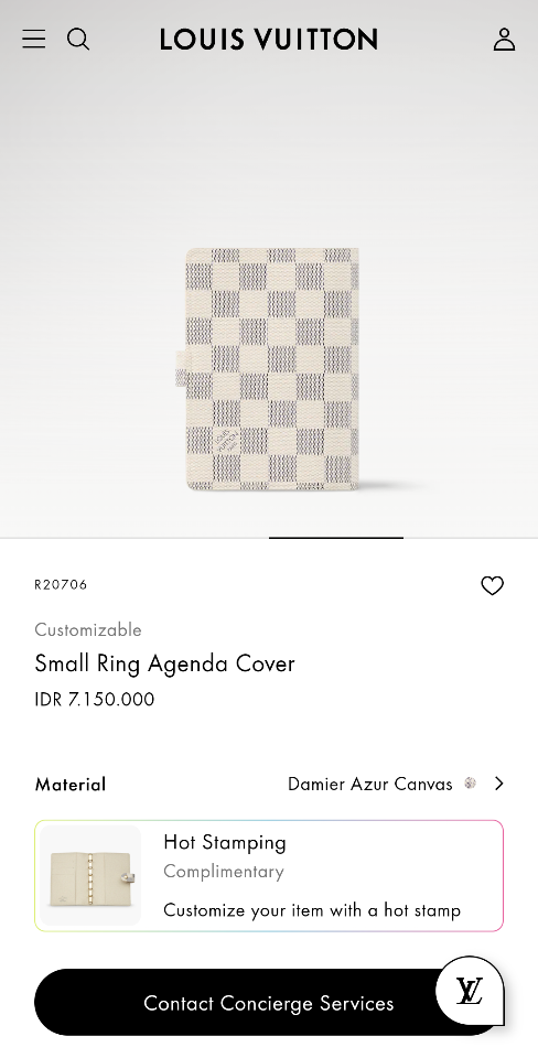 Louis Vuitton R20706
Customizable
Small Ring Agenda Cover-duoc-ban-tai-Hvip Bags and Accessories