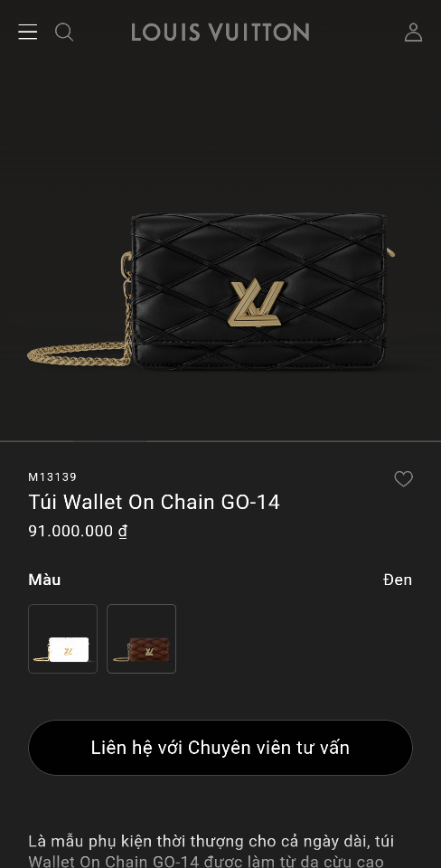 Louis Vuitton M13139
Túi Wallet On Chain GO-14 20.0 x 12.0 x 5.0cm (1)-duoc-ban-tai-Hvip Bags and Accessories