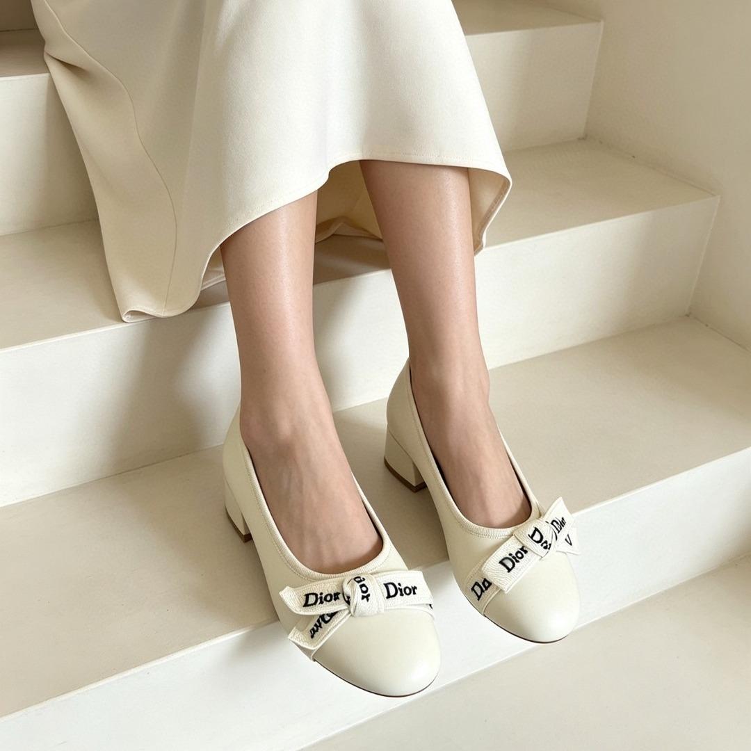 Dior J'Adior Ballet Pump in leather -duoc-ban-tai-Hvip Shoes and Clothes