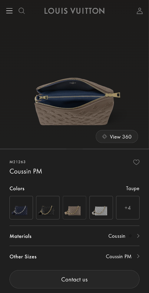 Louis Vuitton M21263
Coussin PM 26 x 20 x 12cm-duoc-ban-tai-Hvip Bags and Accessories