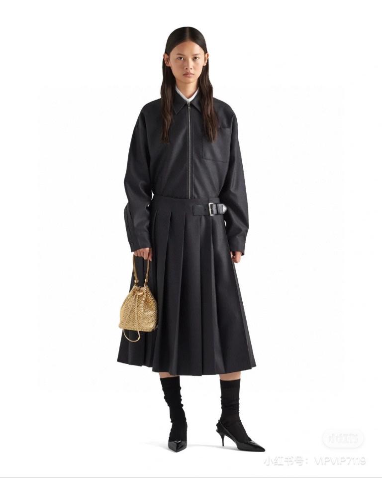 Prada Satin mini-pouch with crystals caramel 1NR016 10x12x7cm-duoc-ban-tai-Hvip Bags and Accessories