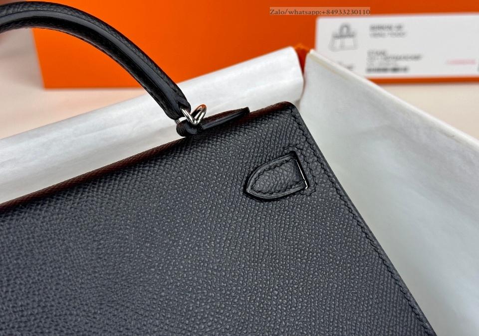 Hermès Kelly mini noir Epsom PHW -duoc-ban-tai-Hvip Bags and Accessories