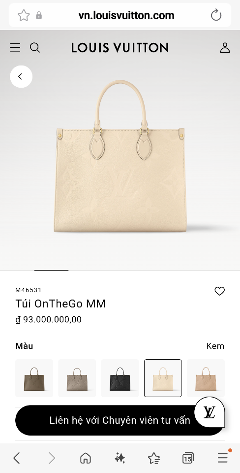 Louis Vuitton M46531
Túi OnTheGo MM 35 x 27 x 14cm-duoc-ban-tai-Hvip Bags and Accessories