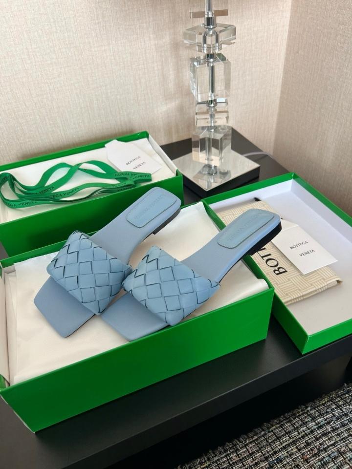 Bottega Veneta Parco Flat Mule blue-duoc-ban-tai-Hvip Shoes and Clothes