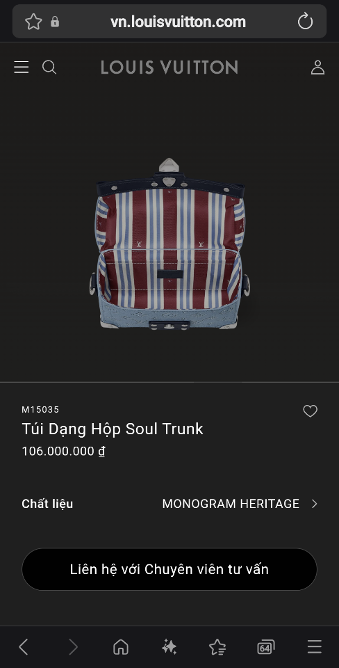 Louis Vuitton M15035
Túi Dạng Hộp Soul Trunk 19x15x7cm-duoc-ban-tai-Hvip Bags and Accessories