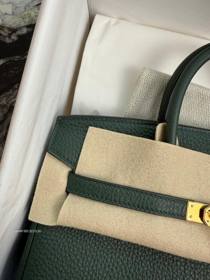 Hermès Birkin 25cm Vert Fonce togo GHW -duoc-ban-tai-Hvip Bags and Accessories