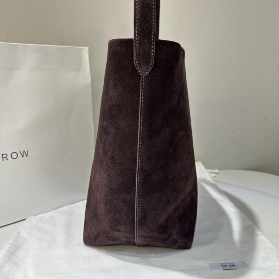 THE ROW
Medium N/S Park suede tote bag mocha 30X28X15.5cm-duoc-ban-tai-Hvip Bags and Accessories