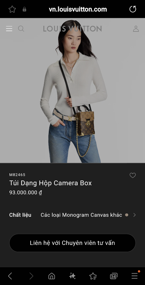 Louis Vuitton M82465
Túi Dạng Hộp Camera Box 𝟏𝟐.𝟓*𝟏𝟕.𝟔*𝟔𝐜𝐦-duoc-ban-tai-Hvip Bags and Accessories