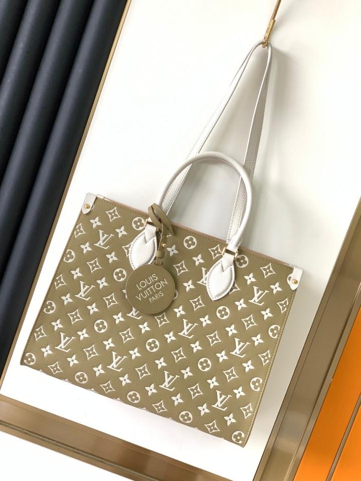 Louis Vuitton M46060 on the go MM 35 x 27 x 14cm-duoc-ban-tai-Hvip Bags and Accessories