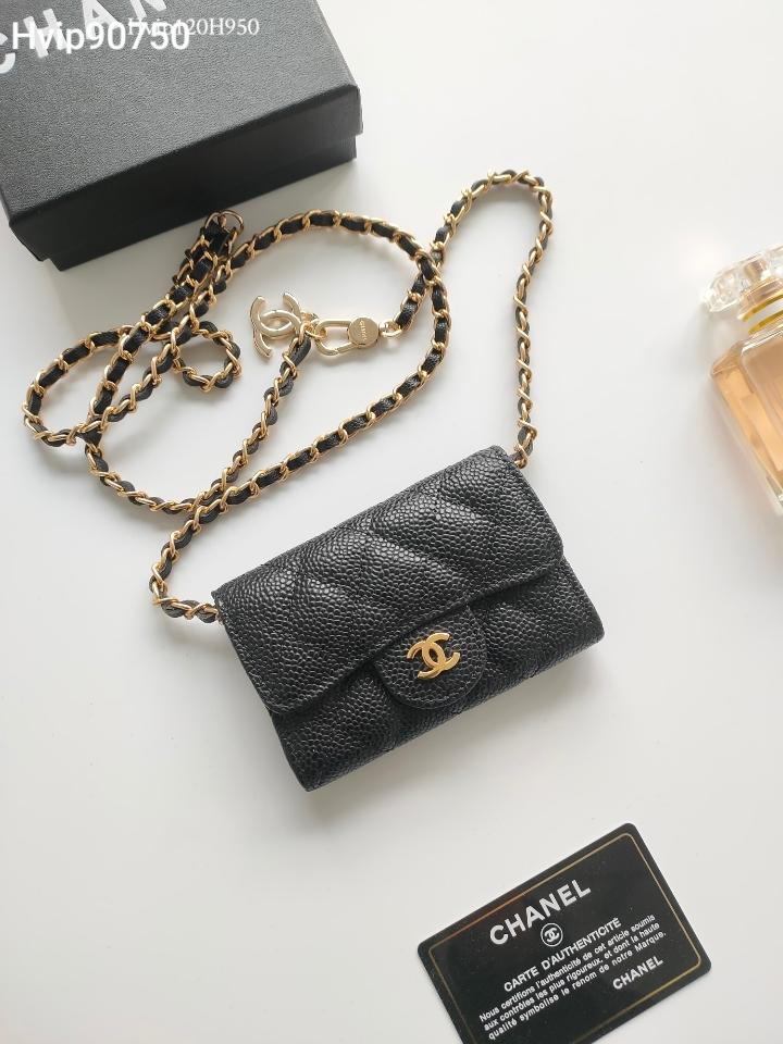 Chanel Pochette Wallet/Coin Case  Caviar Skin A8937.-duoc-ban-tai-Hvip Bags and Accessories
