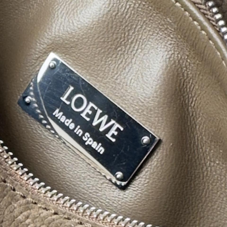 LOEWE mini Featherlight Puzzle bag in grained nubuck Tundra A510PLSX03 18*12.5*8CＭ-duoc-ban-tai-Hvip Bags and Accessories