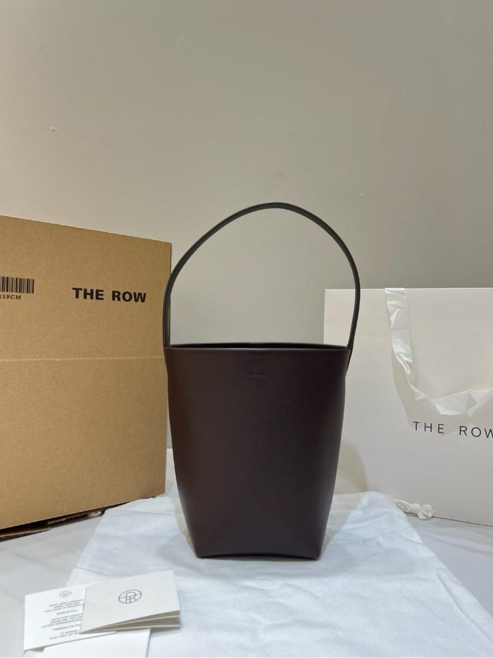 Small smooth calfskin leather tote bag Chestnut 24X22X11cm -duoc-ban-tai-Hvip Bags and Accessories