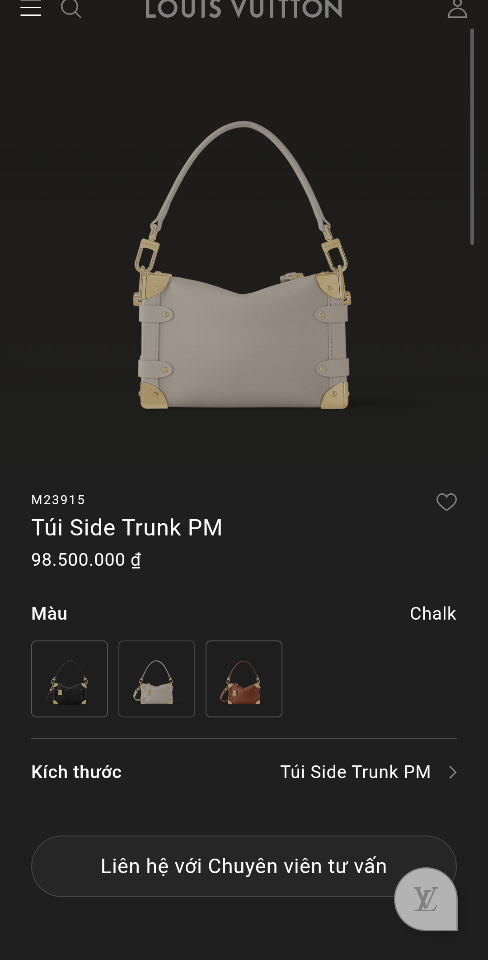 Louis Vuitton M23915
Túi Side Trunk PM 15*12.5*8CM L1-duoc-ban-tai-Hvip Bags and Accessories