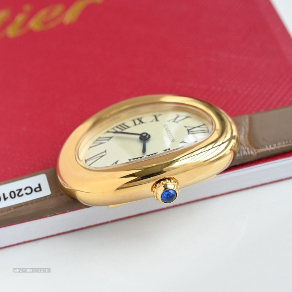 Cartier BAIGNOIRE WATCH Small model, quartz movement, yellow gold WGBA0007 -duoc-ban-tai-Hvip Bags and Accessories