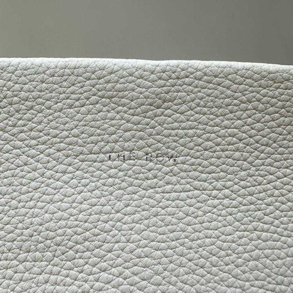 The Row Medium N/S Park Tote Bag in Leather ivory 30X28X15.5cm-duoc-ban-tai-Hvip Bags and Accessories