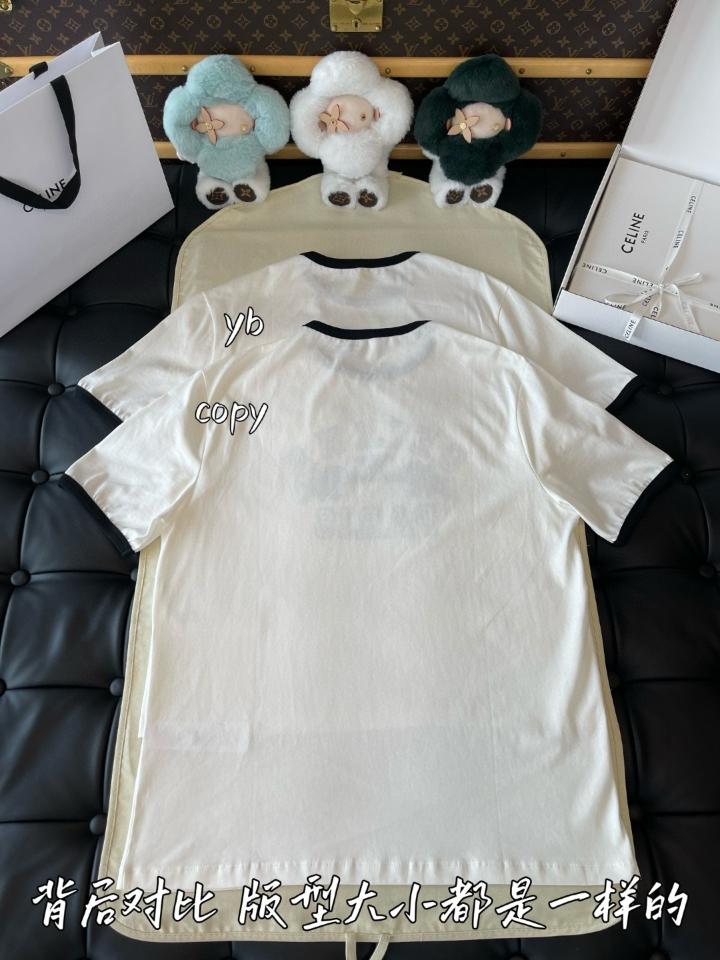 Celine regular t-shirt IN cotton jersey white-duoc-ban-tai-Hvip Shoes and Clothes