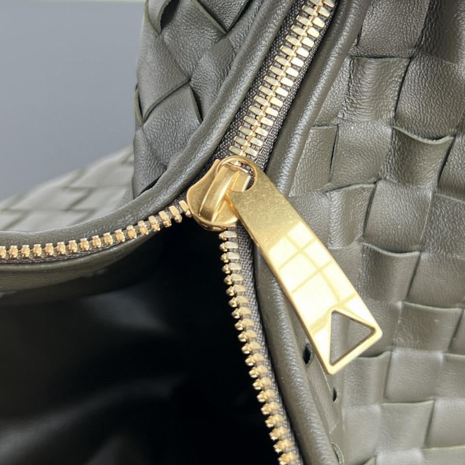 Bottega Veneta Jodie dark khaki  600261 48x40x16cm-duoc-ban-tai-Hvip Bags and Accessories