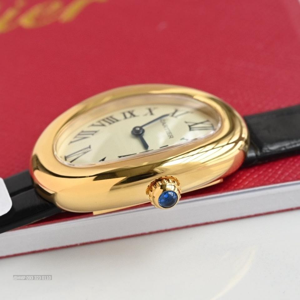 Cartier BAIGNOIRE WATCH Small model, quartz movement, yellow gold WGBA0042-duoc-ban-tai-Hvip Bags and Accessories