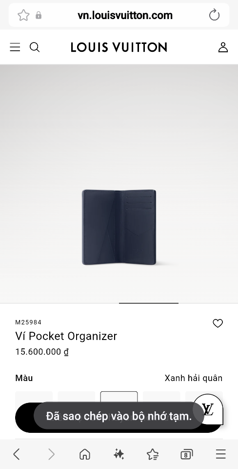 Louis Vuitton M25984
Ví Pocket Organizer-duoc-ban-tai-Hvip Bags and Accessories