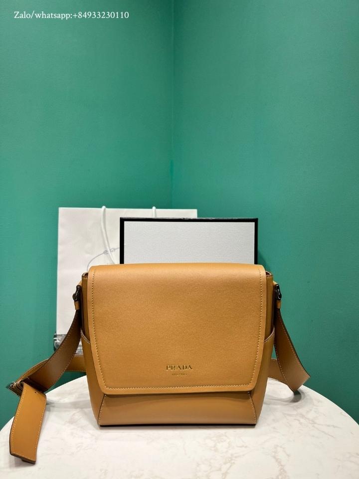 Prada Medium leather shoulder bag beige 2VD069 22x22x12cm-duoc-ban-tai-Hvip Bags and Accessories