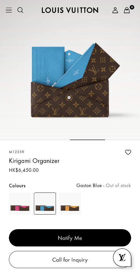 Louis Vuitton M12359
Kirigami Organizer-duoc-ban-tai-Hvip Bags and Accessories