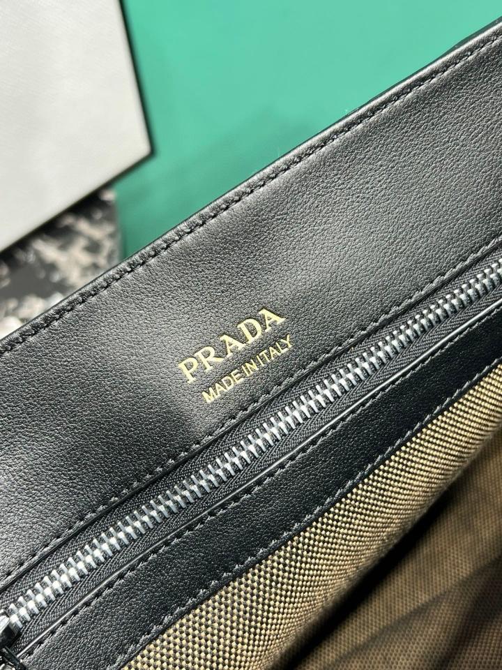 Prada leather shoulder bag black 2VD068 30x27.5x15cm-duoc-ban-tai-Hvip Bags and Accessories