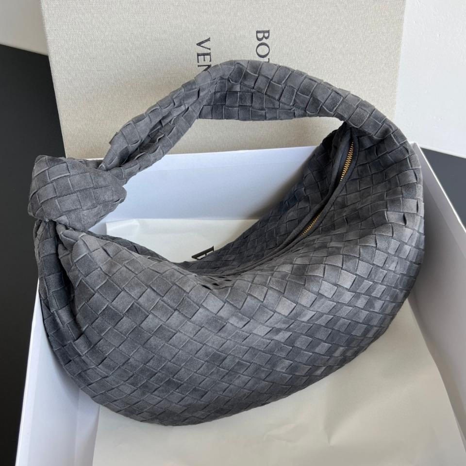 Bottega Veneta Jodie Cloudy indigo suede 600261 48x40x16cm-duoc-ban-tai-Hvip Bags and Accessories