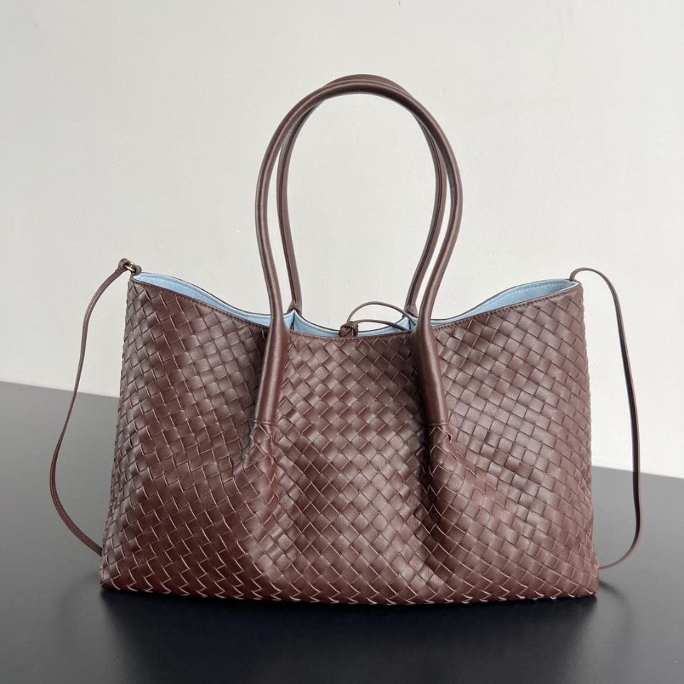 Bottega Veneta Large Pinacoteca burgundy/blue 817166 23*43*14.5cm-duoc-ban-tai-Hvip Bags and Accessories