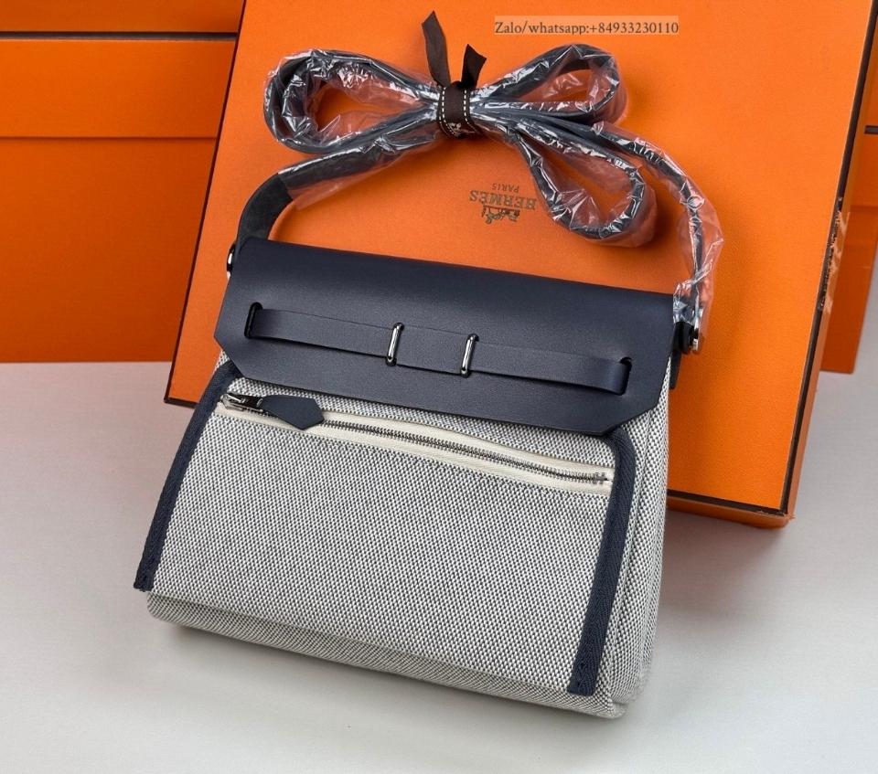 Hermès herbag zip mini Noir/Ecru/noir swift/cavas PHW -duoc-ban-tai-Hvip Bags and Accessories