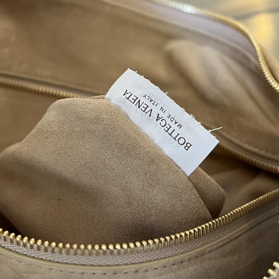 Bottega Veneta Jodie grey suede 60026 48x40x16cm-duoc-ban-tai-Hvip Bags and Accessories
