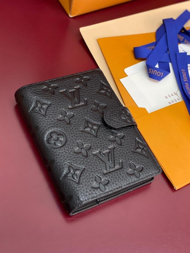 Louis Vuitton R20005 Customizable Small Ring Agenda Cover black -duoc-ban-tai-Hvip Bags and Accessories